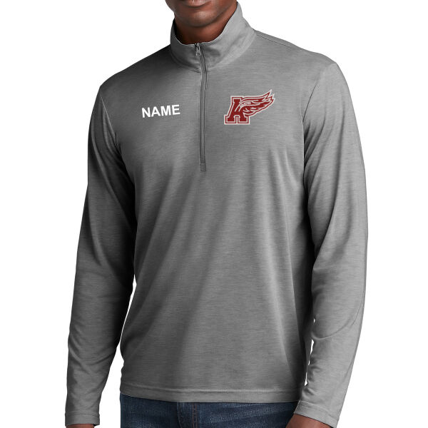 Sport-Tek PosiCharge Tri-Blend Wicking 1/4 Zip Pullover - Embroidered Logo **Add Name for $5! ** Thumbnail