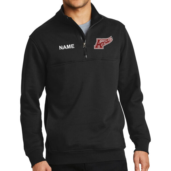 Cornerstone 1/2 Zip Job Shirt - Embroidered Logo **Add Name for $5! ** Thumbnail