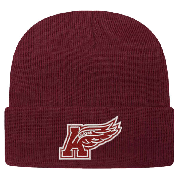 Cap America USA Made 12" Cuffed Beanie - Embroidered Logo Thumbnail