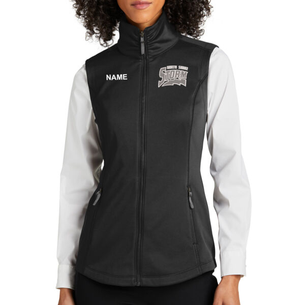 Port Authority Ladies Collective Smooth Fleece Vest - Embroidered Logo **Add Name for $5! ** Thumbnail