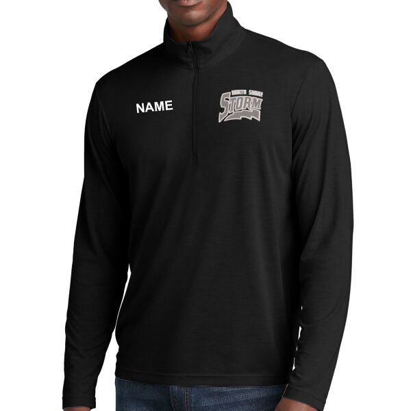 Sport-Tek PosiCharge Tri-Blend Wicking 1/4 Zip Pullover - Embroidered Logo **Add Name for $5! ** Thumbnail