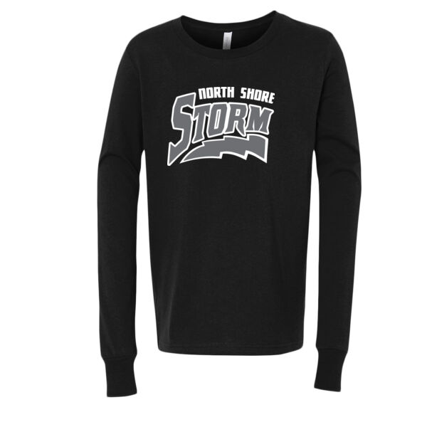 Bella+Canvas Youth Jersey Long Sleeve Tee - Printed Logo **Add Name for $5! ** Thumbnail