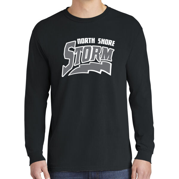 Comfort Colors Heavyweight Ring Spun Long Sleeve Tee - Printed Logo **Add Name for $5! ** Thumbnail