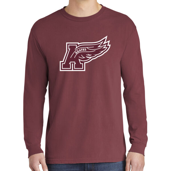 Comfort Colors Heavyweight Ring Spun Long Sleeve Tee - Printed Logo **Add Name for $5! ** Thumbnail