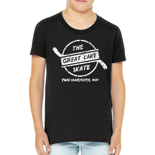 BELLA + CANVAS Youth Heather CVC Tee - Printed Logo Thumbnail