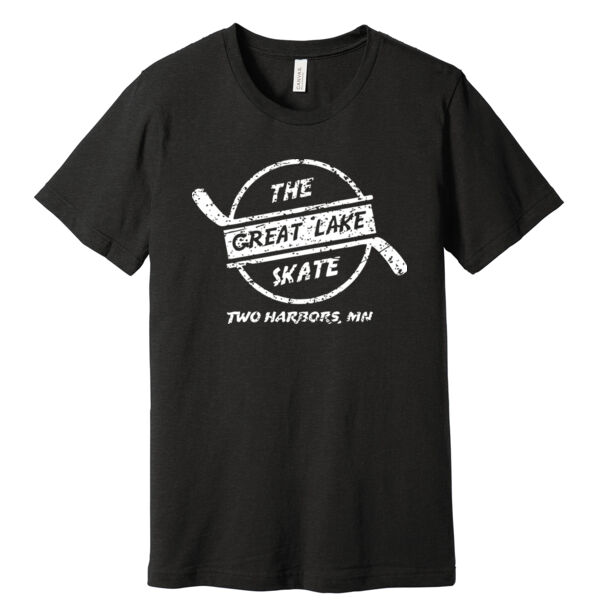 BELLA + CANVAS Unisex Heather CVC Short Sleeve Tee - Printed Logo Thumbnail