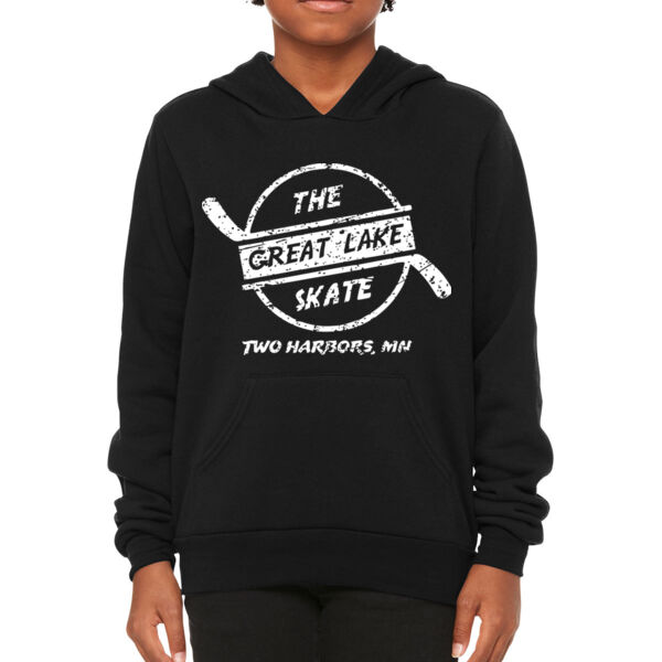 BELLA + CANVAS Youth Sponge Fleece Pullover Hoodie - Printed Logo Thumbnail