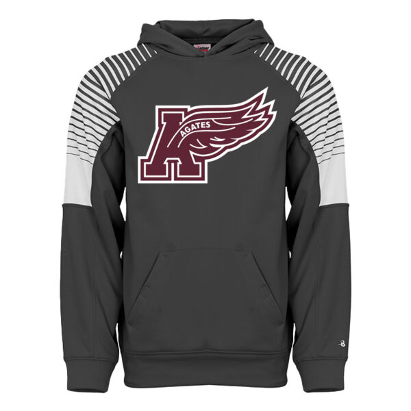 Badger Youth Lineup Hooded Sweatshirt - Printed Logo **Add Name for $5! ** Thumbnail