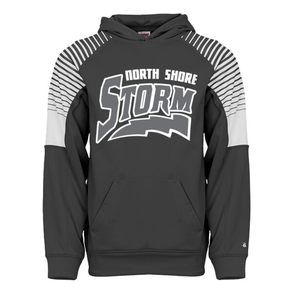 Badger Youth Lineup Hooded Sweatshirt - Printed Logo **Add Name for $5! ** Thumbnail