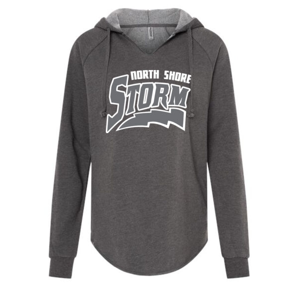 Indepentdent Trading Co. Womens Lightweight California Wave Wash Sweatshirt - Printed Logo **Add Name for $5! ** Thumbnail