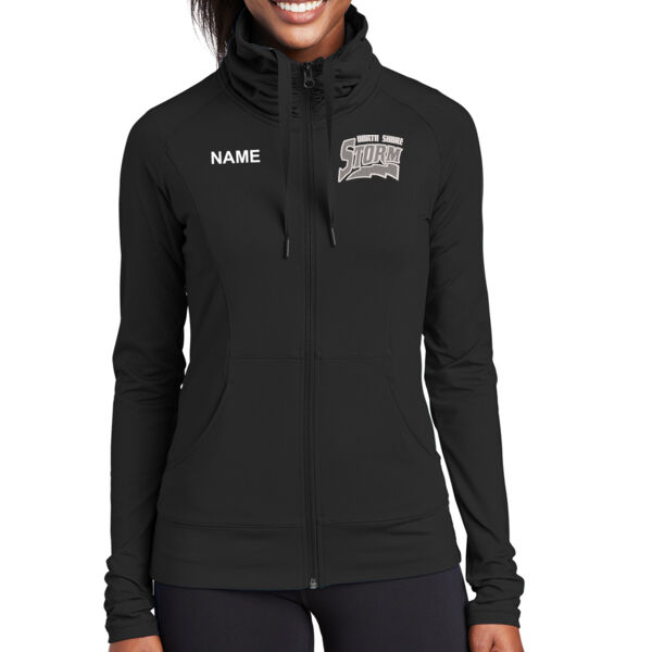 Sport-Tek Womens Sport Wick Stretch Full Zip Jacket - Embroidered Logo **Add Name for $5! ** Thumbnail