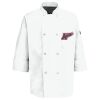 Button Chef Coat with Thermometer Pocket Thumbnail